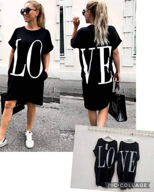 Šaty over size LOVE