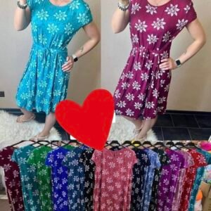 Šaty květ - fialové