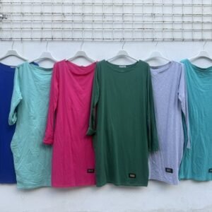 Šedé šaty dlouhý rukáv