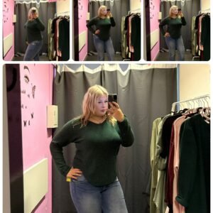 Lehký svetřík s výstřihem do V