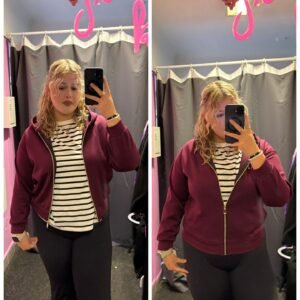 🧥 Stylová dámská mikina na zip s kapucí 🧥