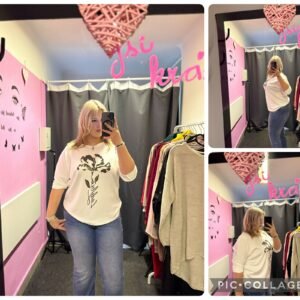 🌼 Dámské tričko s květinovým motivem