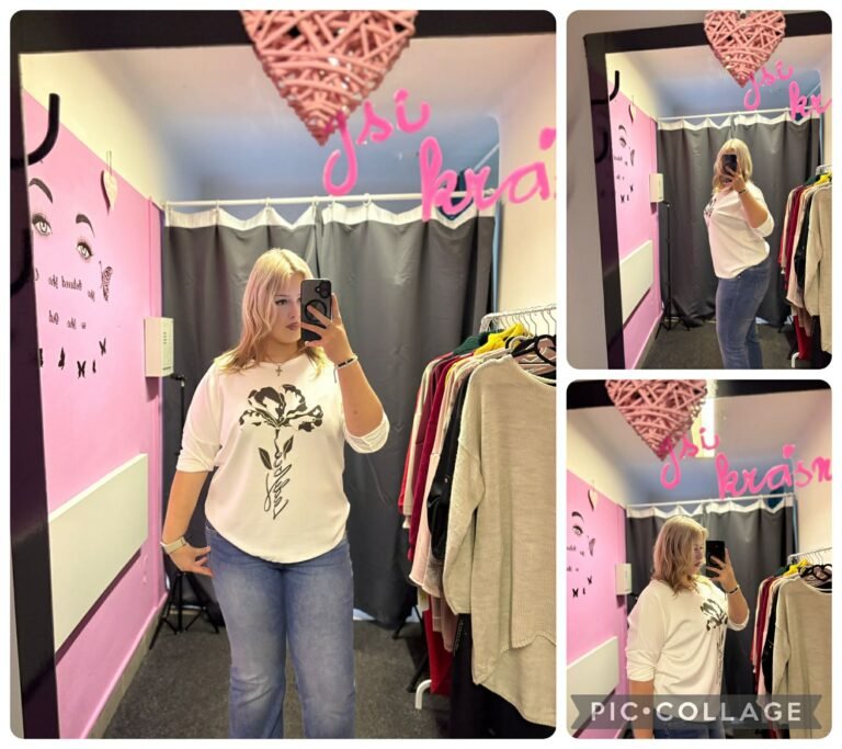 🌼 Dámské tričko s květinovým motivem