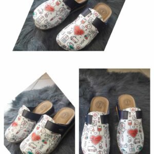 👩⚕️ Skladem – Zdravotní pantofle s motivem zdravotnictví ❤️🩹 36