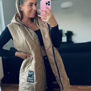 Dámská prošívaná vesta 🤎