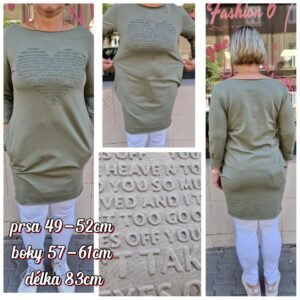 🌿 Stylová tunika / delší tričko/šaty 🌿