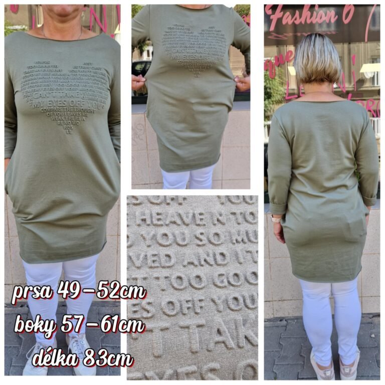 🌿 Stylová tunika / delší tričko/šaty 🌿