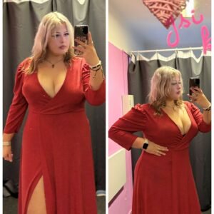 ✨ Dámské dlouhé společenské šaty – SKLADEM ČERVENÉ ✨