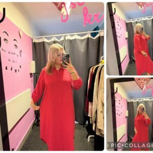 Pohodlné a slušivé košilové šaty