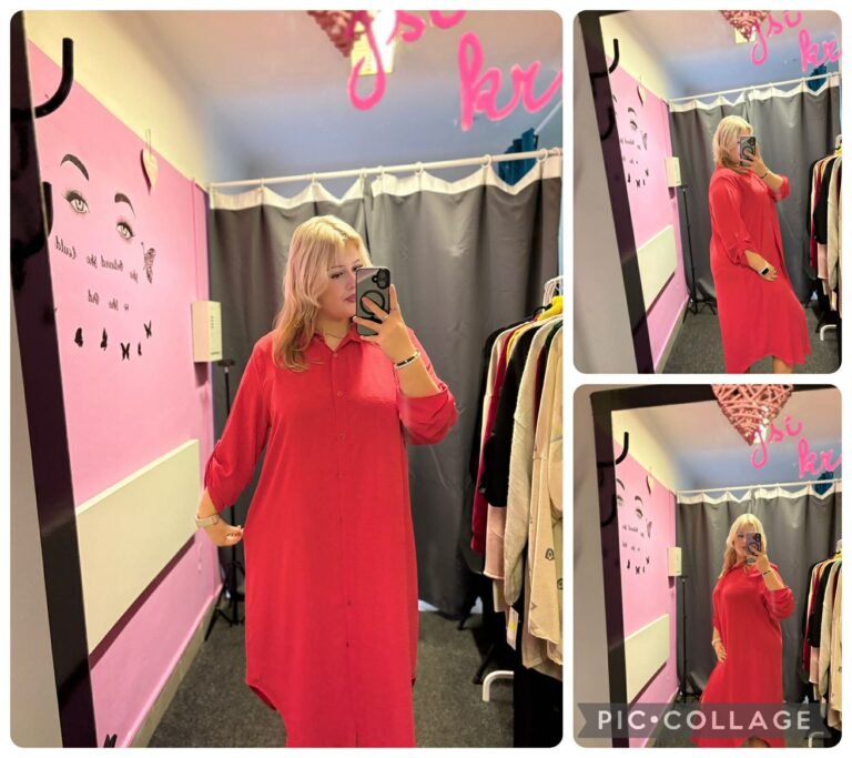 Pohodlné a slušivé košilové šaty