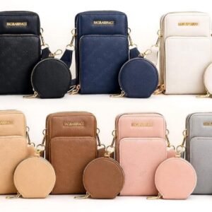 Stylová crossbody kabelka 2v1 ✨ ČERNÁ