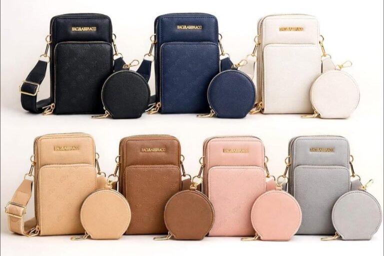 Stylová crossbody kabelka 2v1 ✨ ČERNÁ