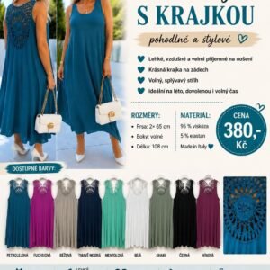 Vínové šaty s krajkou